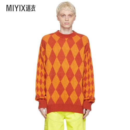 Marshall Columbia  男 独家发售橙色Shradha Kochhar 联名针织衫