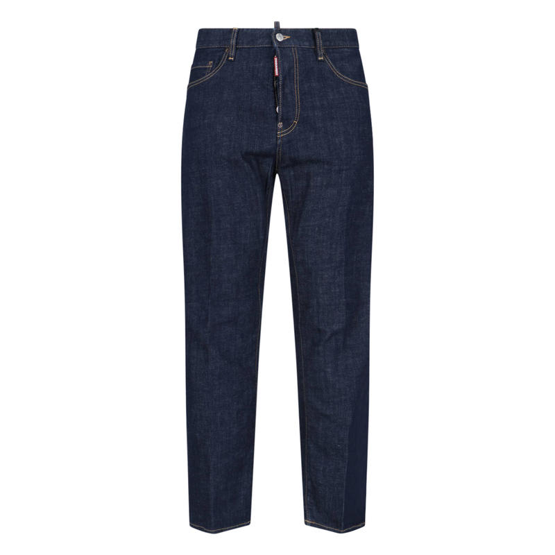 DSQUARED2/D2次方 男士 秋冬新品 牛仔长裤 徽标牛仔长裤