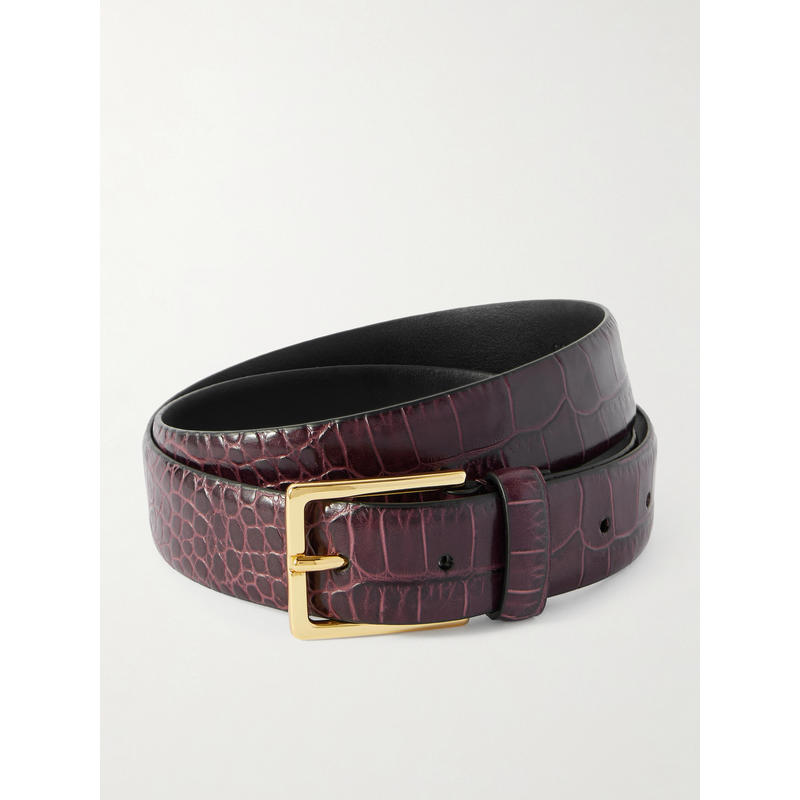 Anderson's 女士 26春新品 腰带 鳄鱼纹皮带腰带