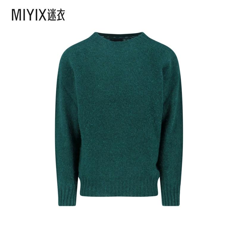 [秋冬新品]HOWLIN' 男款Howlin 绿色毛线衫 迷衣时尚