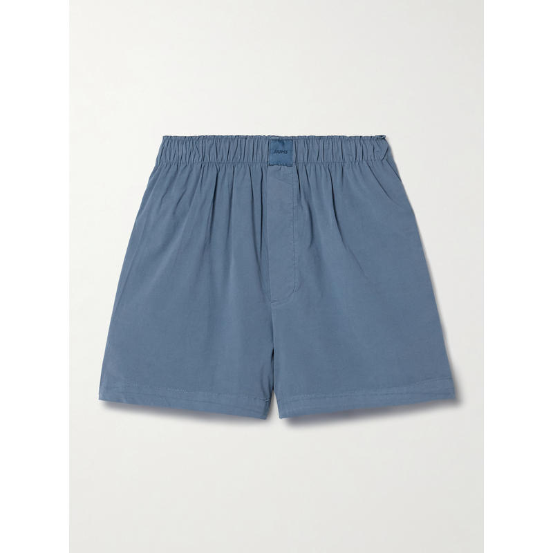 SKIMS 女士 平角内裤 Harbor 棉混纺府绸四角裤