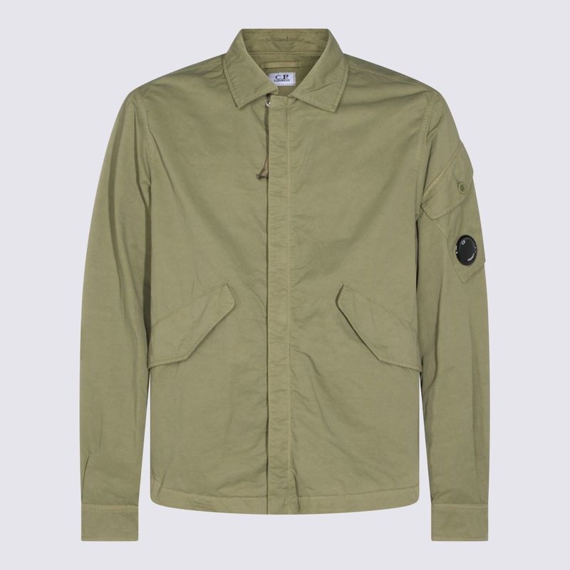 C.P. Company 男士 秋冬新品 夹克 绿色休闲夹克