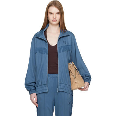 Needles 女士 卫衣 蓝色 Fringe Track 夹克