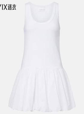 Velvet by Graham & Spencer 女款Isla 棉混纺府绸迷你连衣裙 迷