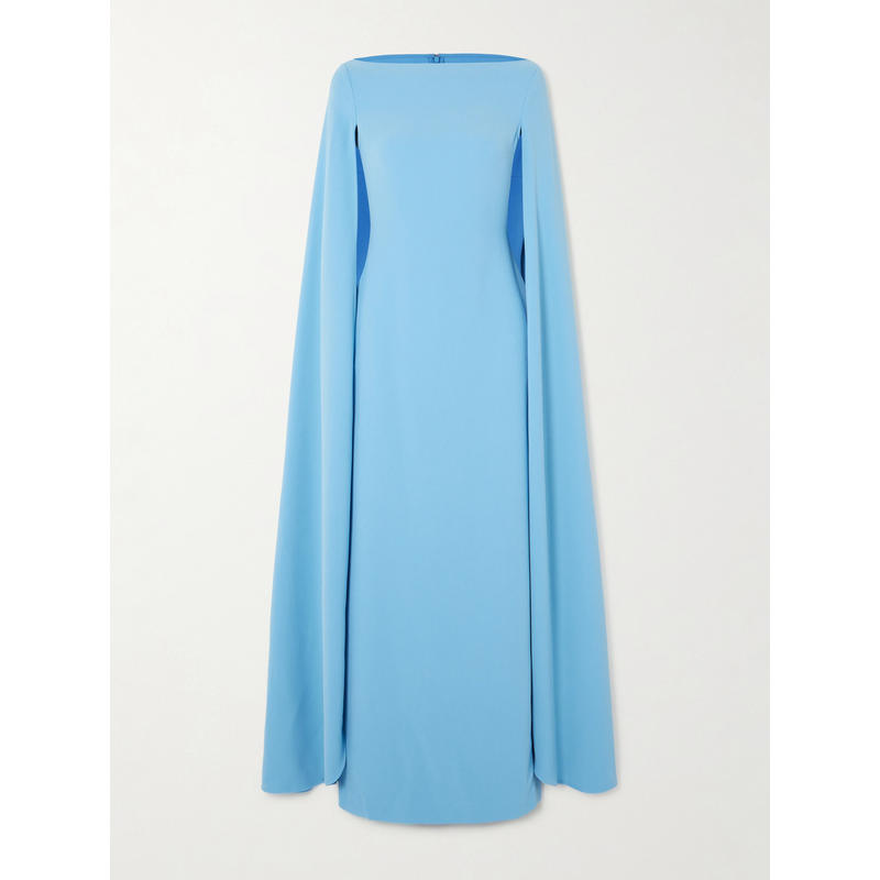 Solace London 女士礼服 Sadie 披肩式绉纱睡裙