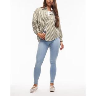 Topshop 女士 牛仔长裤 Hourglass Joni 高腰超紧身漂白牛仔裤