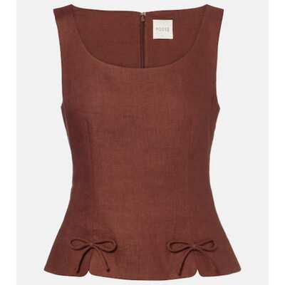 POSSE 女士 背心 Sabine 亚麻上衣