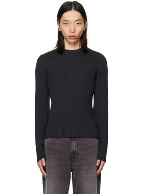 Our Legacy 男士 毛衣 黑色 Compact Round 毛衣