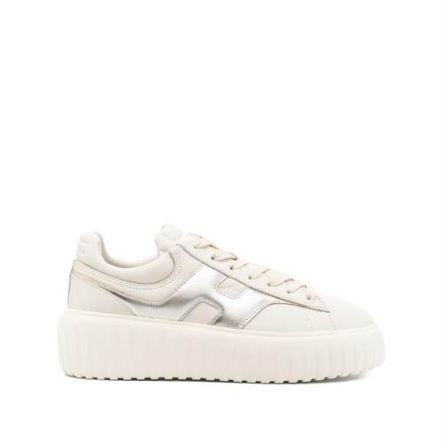Hogan 霍根 女士 FW26 运动鞋 Hogan H-Stripe 圆头