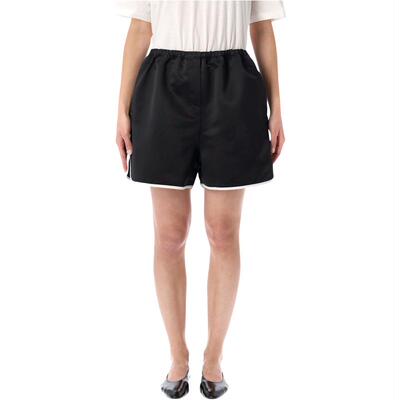 The Frankie Shop 女士 SS26 短裤 Adia 缎面黑色四角裤