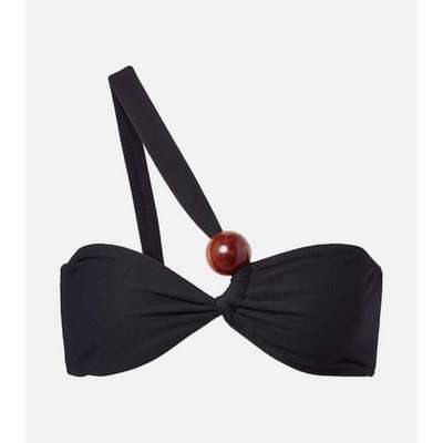 Same 女士 比基尼 大理石纹褶皱比基尼上装