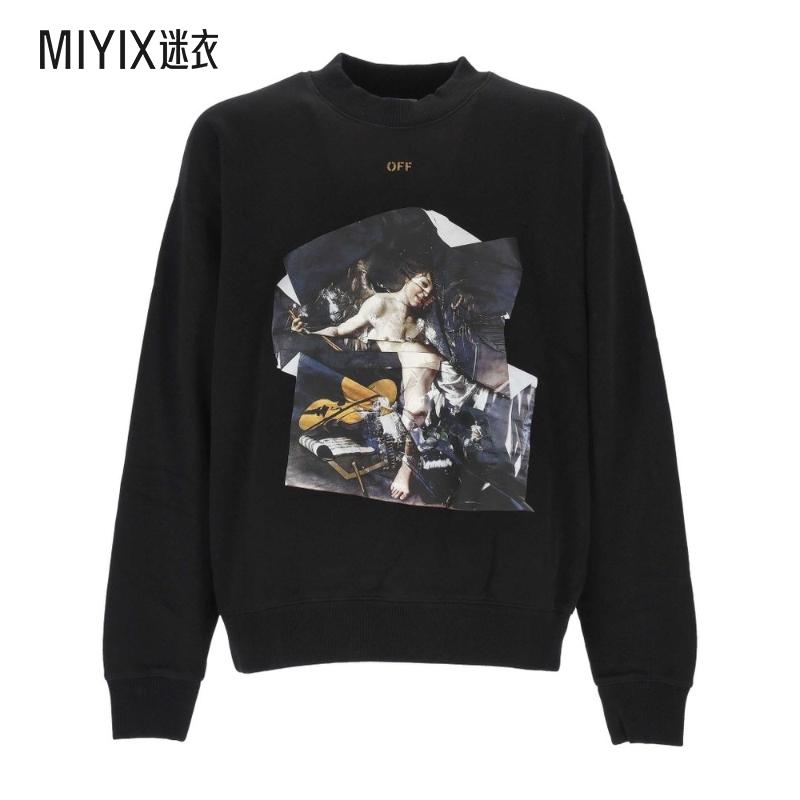 【秋冬新品】Off-White 標誌印花圓領衛衣男款 迷衣时尚
