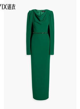 Jenny Packham女士 披肩式精饰绉纱睡裙  迷衣时尚