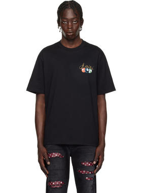 Amiri 男士 T恤 黑色 Pool Cue T 恤