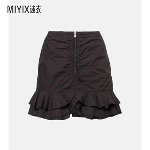 Marant 女款 Isabel Étoile 迷衣时 Breenea 荷叶边棉质迷你半身裙