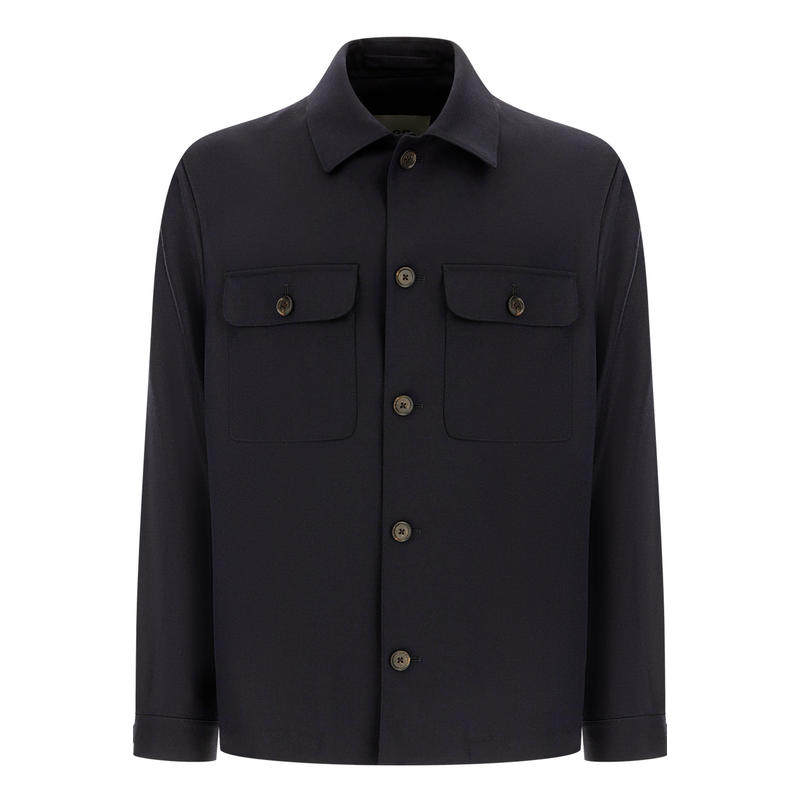 Corneliani 克莱利亚尼 男士 FW26 西装外套 深蓝弹力尼龙