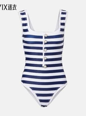Same 女款Grace 条纹泳衣 迷衣时尚