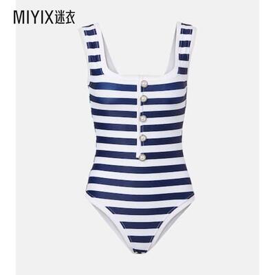 Same 女款Grace 条纹泳衣 迷衣时尚