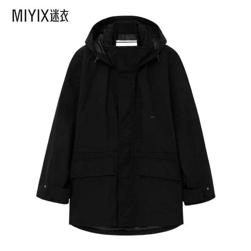 Wooyoungmi 男士 连帽长款休闲夹克 迷衣时尚