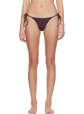 Matteau 女士 泳裤 酒红色 String 比基尼泳裤