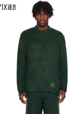 Ader Error 男士绿色圆领毛衣 迷衣时尚