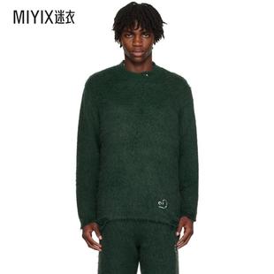 Ader Error 男士绿色圆领毛衣 迷衣时尚