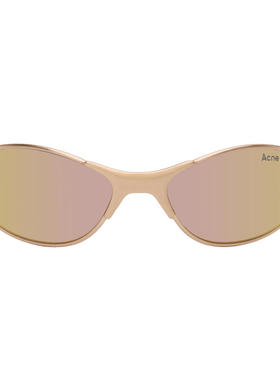 Acne Studios 男士 太阳镜 玫瑰金色 Metal Frame Charm 太阳镜