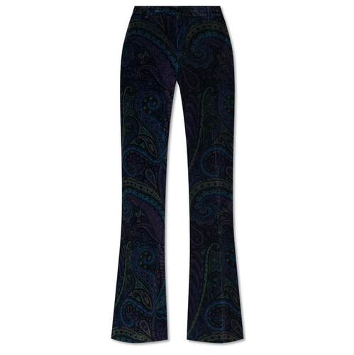 Etro 艾绰 女士 FW25 长裤 喇叭休闲裤