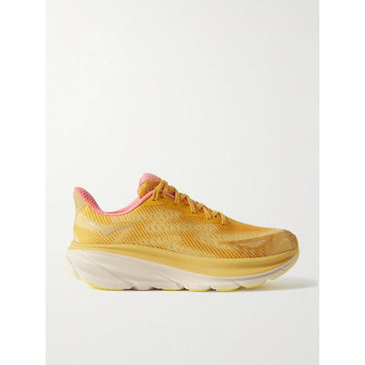 HOKA 女士 运动鞋 Clifton 9 GTX TS 橡胶边网纱运动鞋