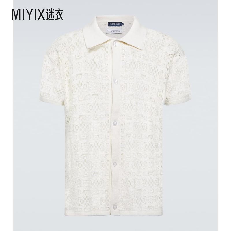 Frescobol Carioca 男士 Raul 钩花棉质衬衫 迷衣时尚