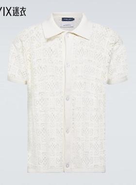 Frescobol Carioca 男士 Raul 钩花棉质衬衫 迷衣时尚