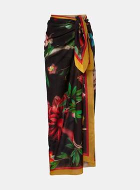 La DoubleJ 女士 罩衫 Zooflora Placée 棉质海滩罩衫