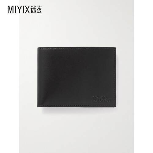 SULKA 男士Logo-Debossed Leather Billfold Wallet 钱包 迷衣时