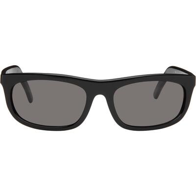 Our Legacy 男士 太阳镜 黑色 Shelter