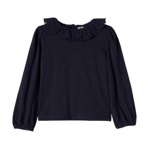Bonton 中性（儿童） 上衣 Piris 荷叶边棉质童装