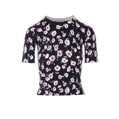 TWINSET 女士 SS26 POLO衫 双件套圆领印花罗纹T恤