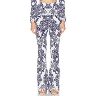 艾绰 松紧腰身休闲裤 女士 长裤 SS25 Etro