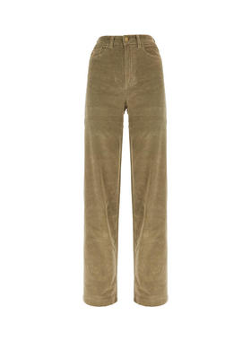 Lois Jeans 女士 FW25 长裤 卡其色绿色灯芯绒长裤