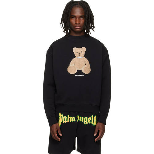 Palm Angels 棕榈天使 男士 卫衣 黑色 Bear 套头衫