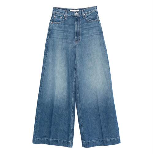 Mother Denim 女士 FW25 长裤 HEADLINER SNEAK 绿色棉质