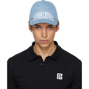 棒球帽 男士 蓝色 巴尔曼 Balmain