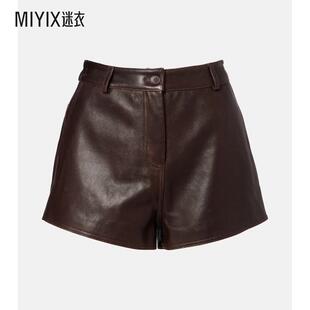 HAMMOUR 迷衣时尚 女款 皮革短裤 Leontine NOUR