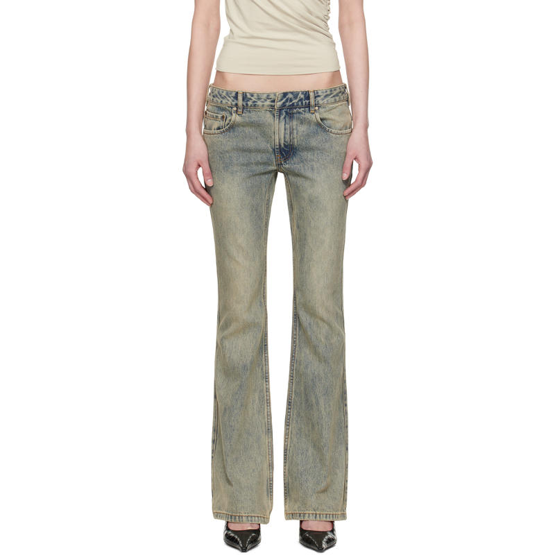 Entire Studios 女士 牛仔长裤 蓝色 Slim-Flared 牛仔裤