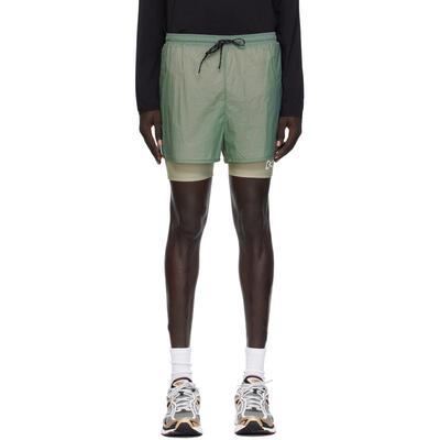 District Vision 男士 短裤 绿色 Ripstop Layered Trail