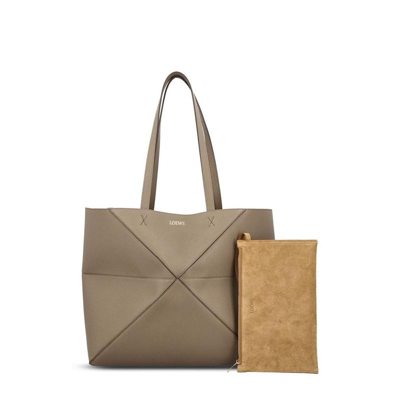 Loewe 女士 SS26 托特包 中號橫向折疊手提包