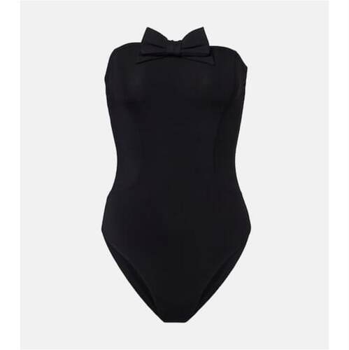 ERES 女士 连体泳衣 DressCode 蝴蝶结装饰抹胸泳衣