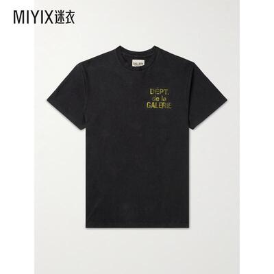 Gallery Dept. 男士French 徽标印花棉针织T恤 迷衣时尚