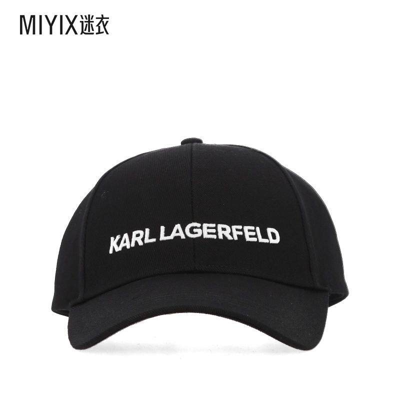 【秋季新品】Karl Lagerfeld 黑色帽子女款 迷衣时尚