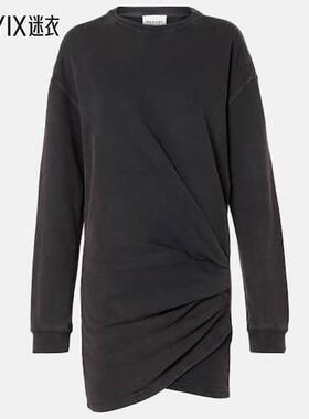 Isabel Marant Étoile 女款Pipper 褶皱棉质运动风连衣裙 迷衣时