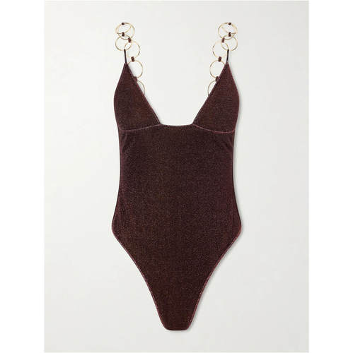 Oséree Swimwear 女士 SS26 连体泳衣 Lumière 精饰金属感泳衣